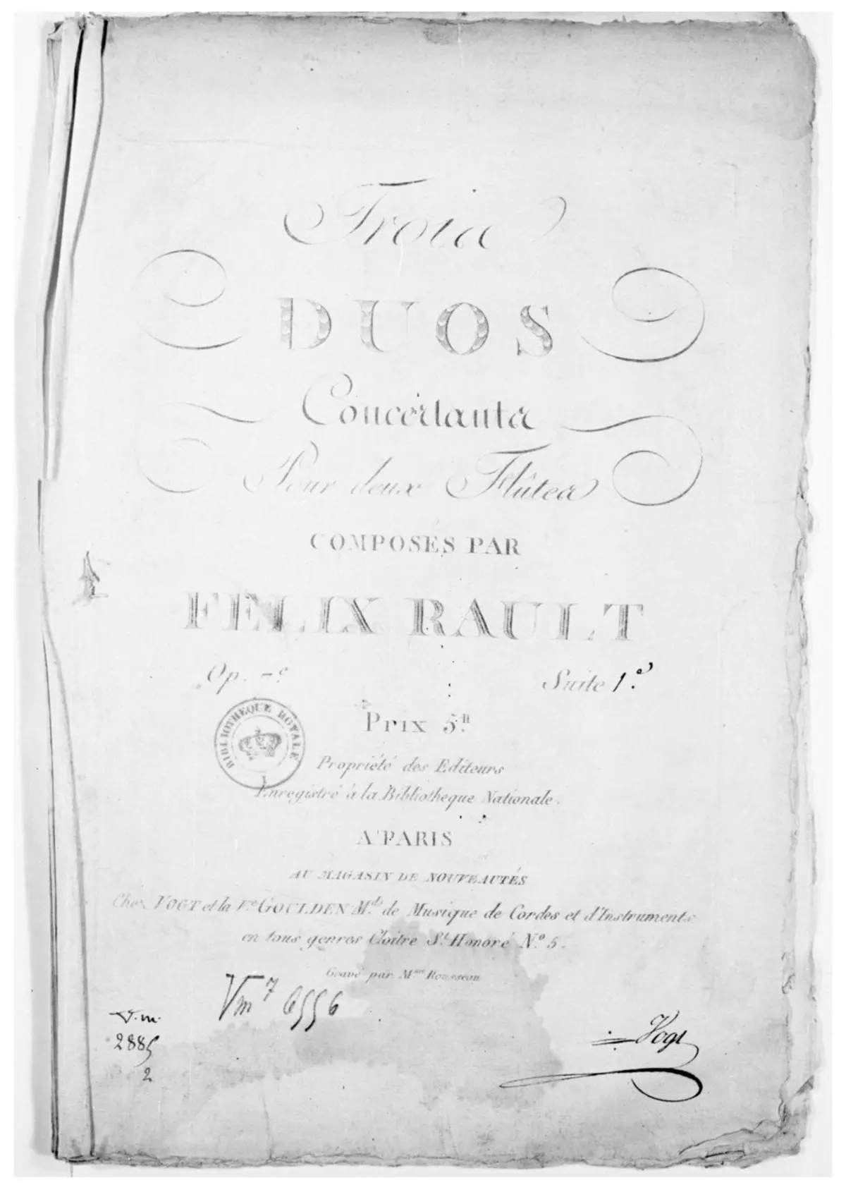 3 Duos concertants, Op.7, Suite 1 - Page 1