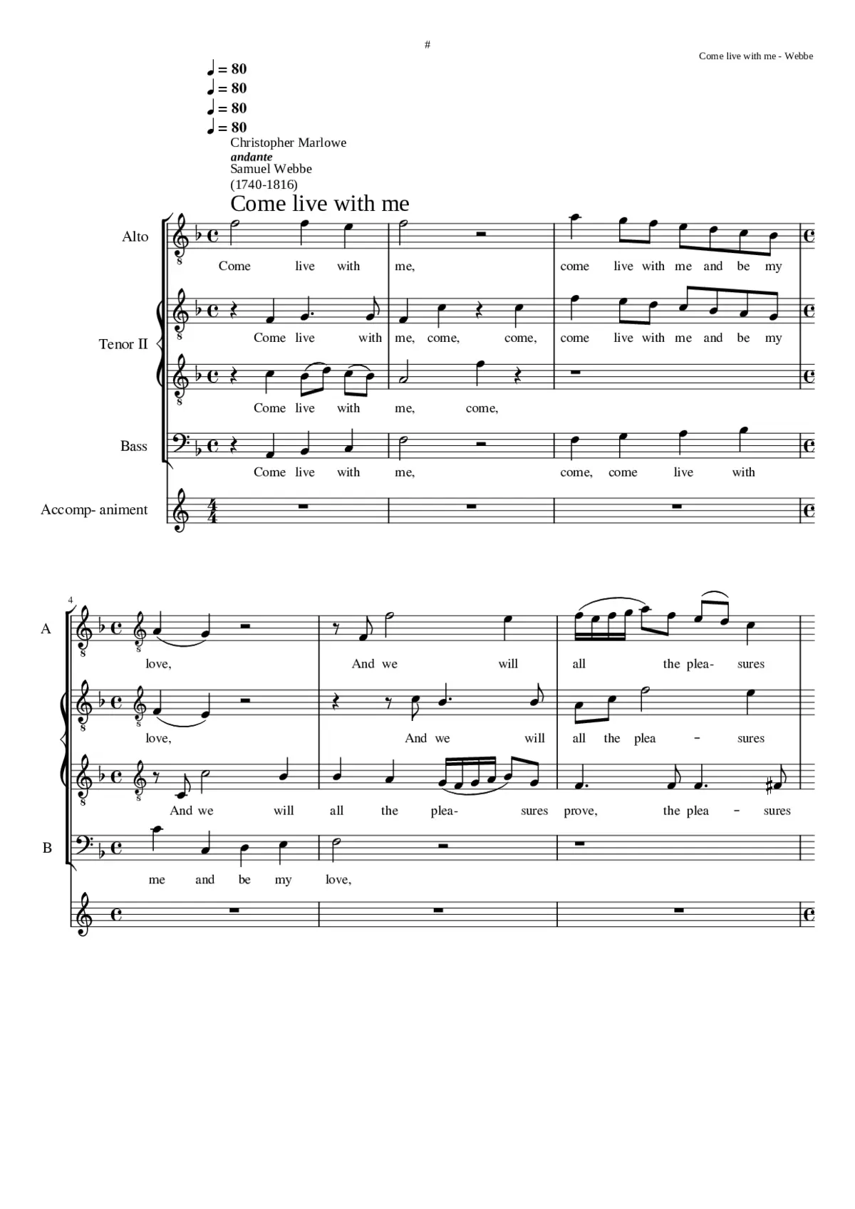 Come live with me - Page 1