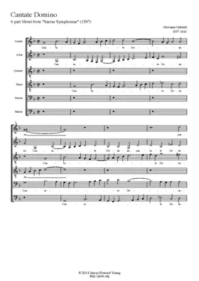 Cantate Domino