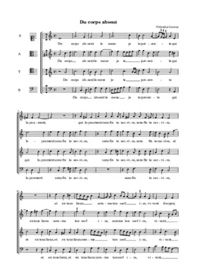 Du corps absent