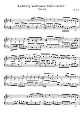 Goldberg-Variationen BWV 988