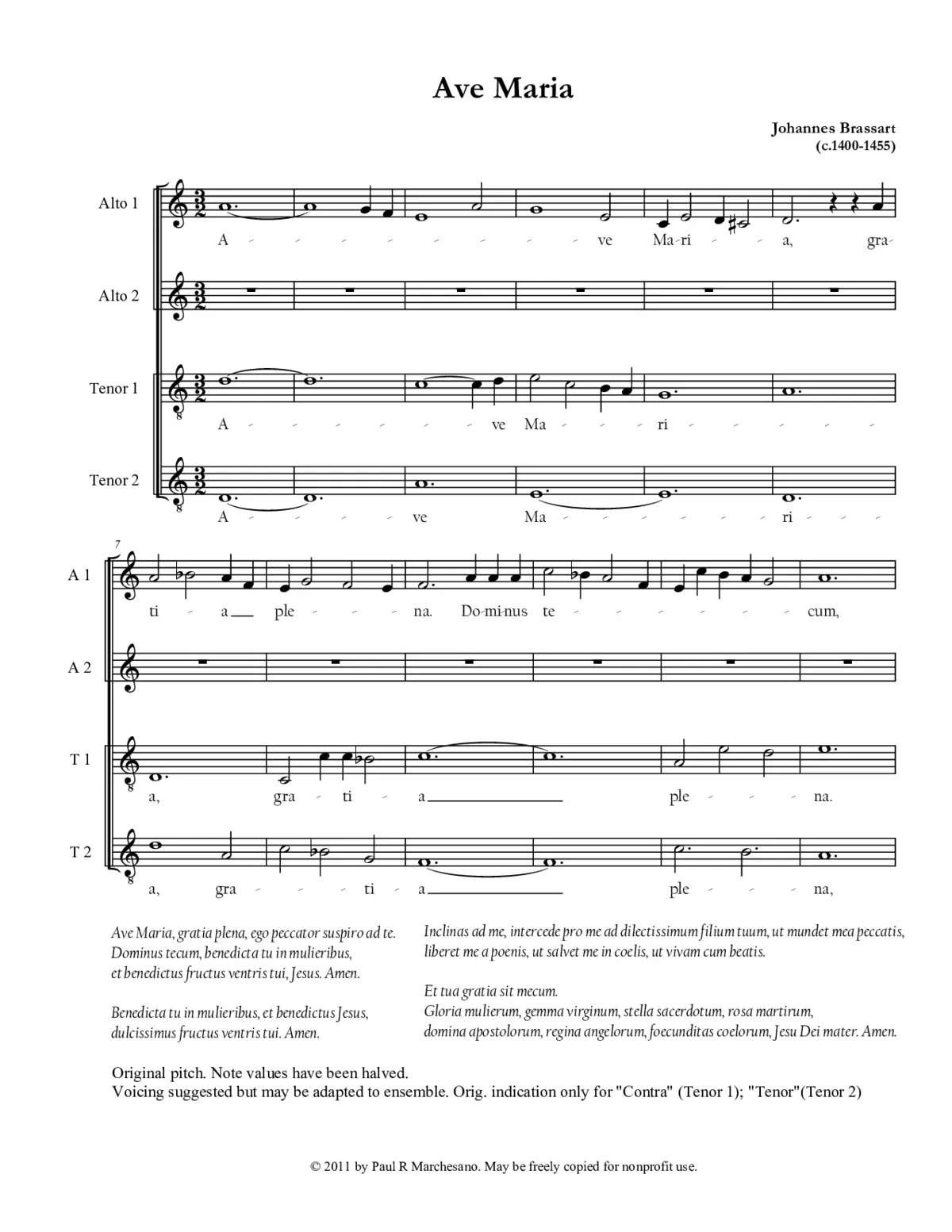Ave Maria - Page 1
