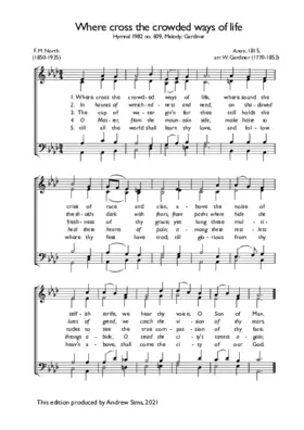 Where cross the crowded ways of life