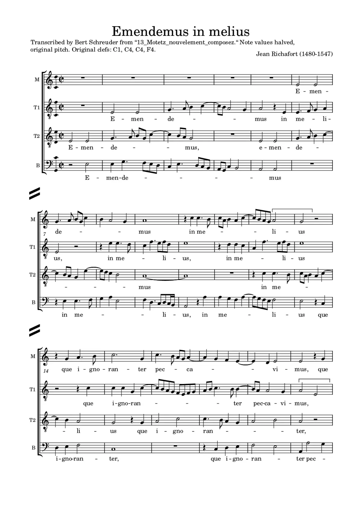 Emendemus in melius - Page 1