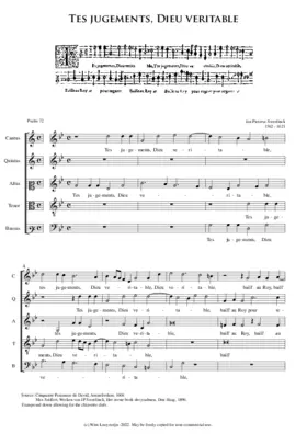 Pseaume 72 - Tes jugements, Dieu véritable