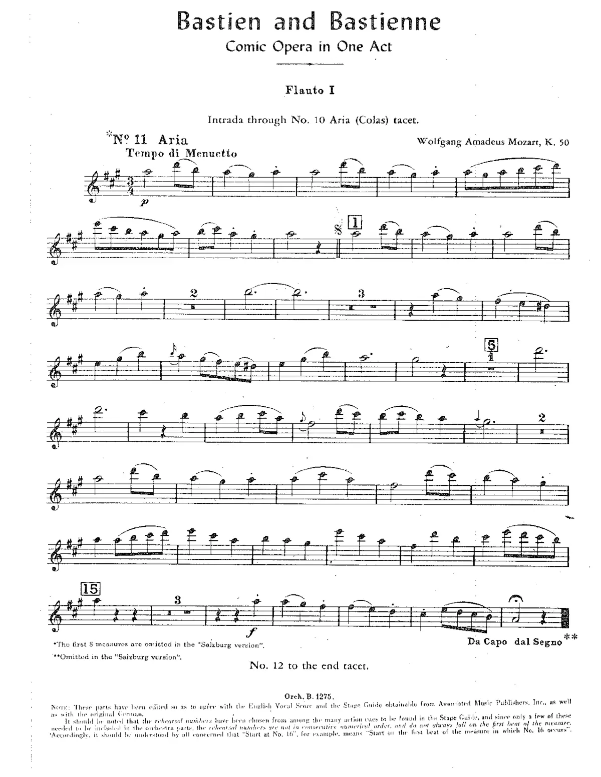 Bastien und Bastienne - Page 1