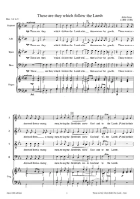 These are they which follow the Lamb