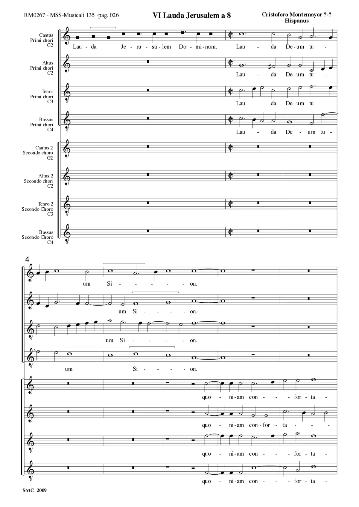 Lauda Jerusalem a 8 - Page 1