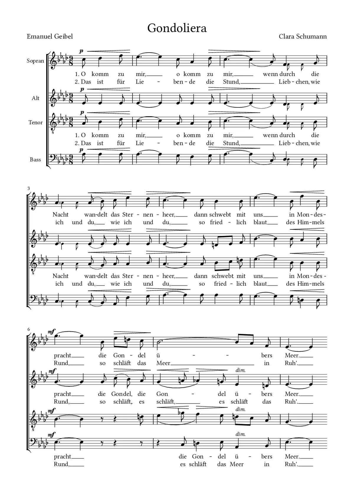 Gondoliera - Page 1