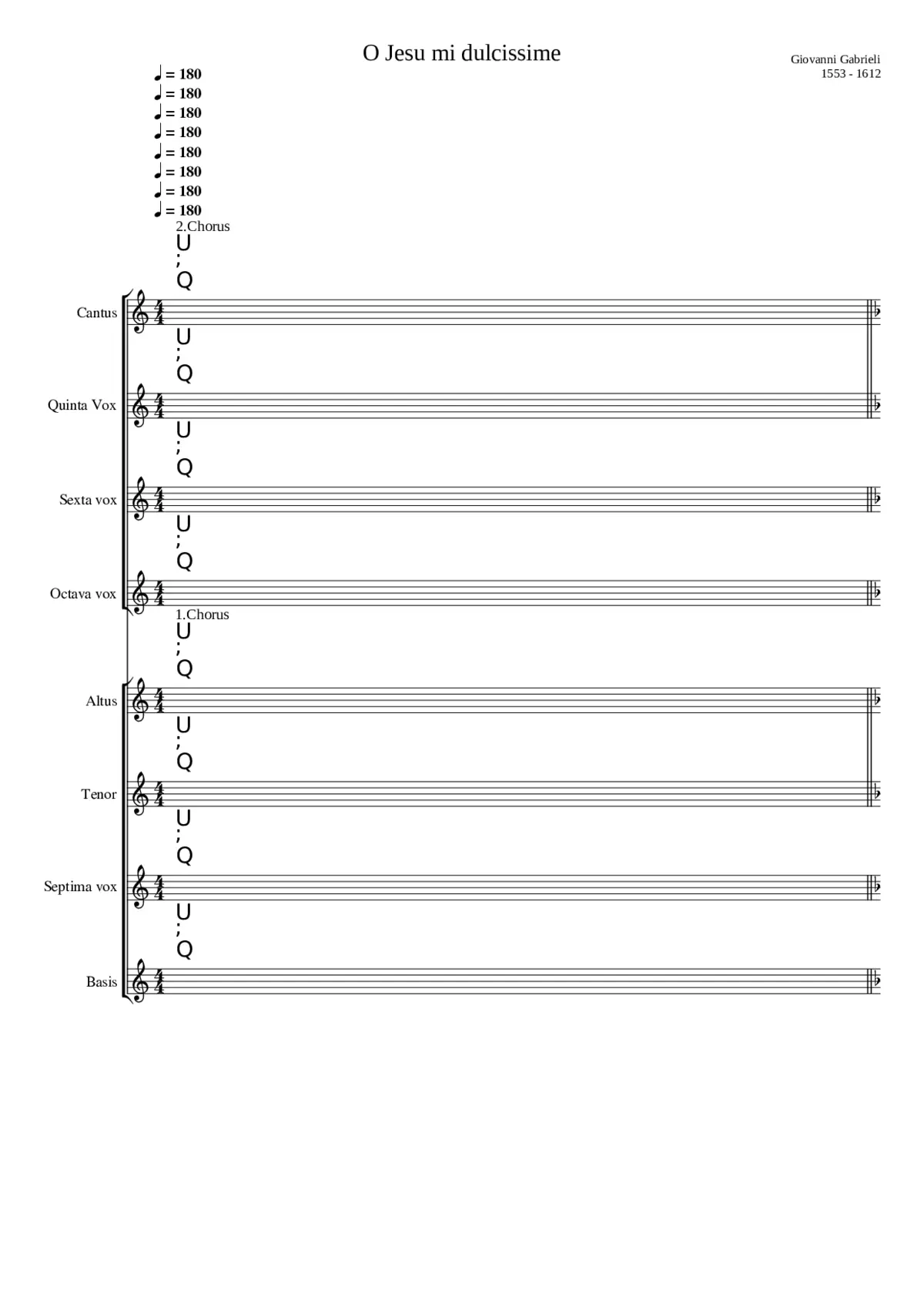 O Jesu mi dulcissime - Page 1
