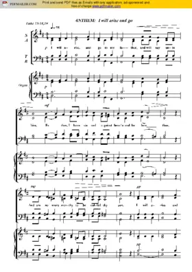 I will arise and go