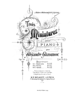 3 Miniatures for Piano