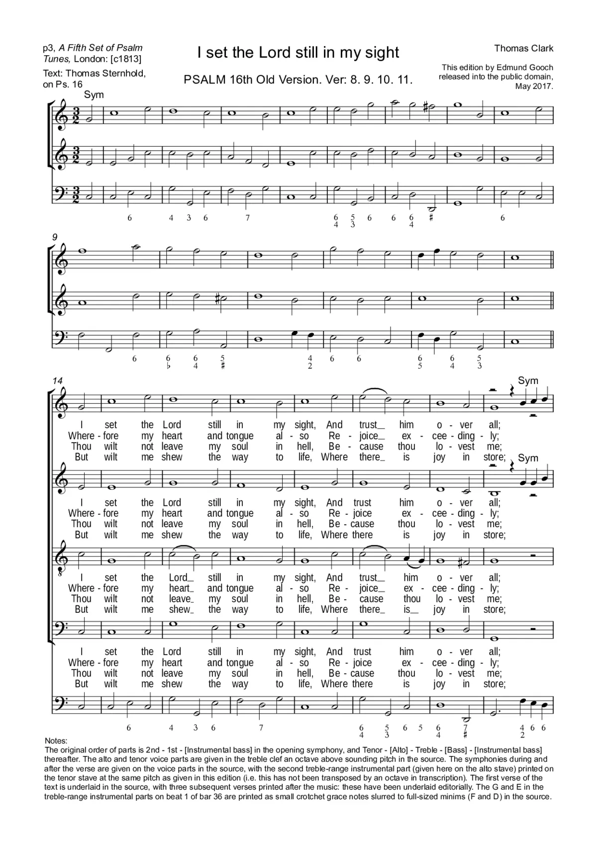 I set the Lord still in my sight - Page 1