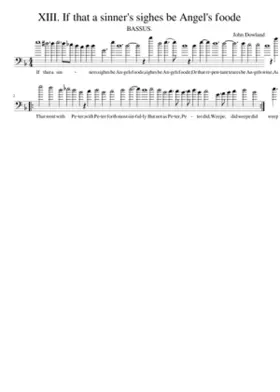 XIII. If that a sinner's sighes be Angel's foode