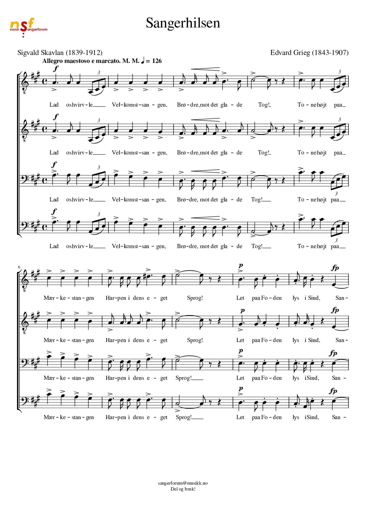 Sangerhilsen EG 170 - Page 1