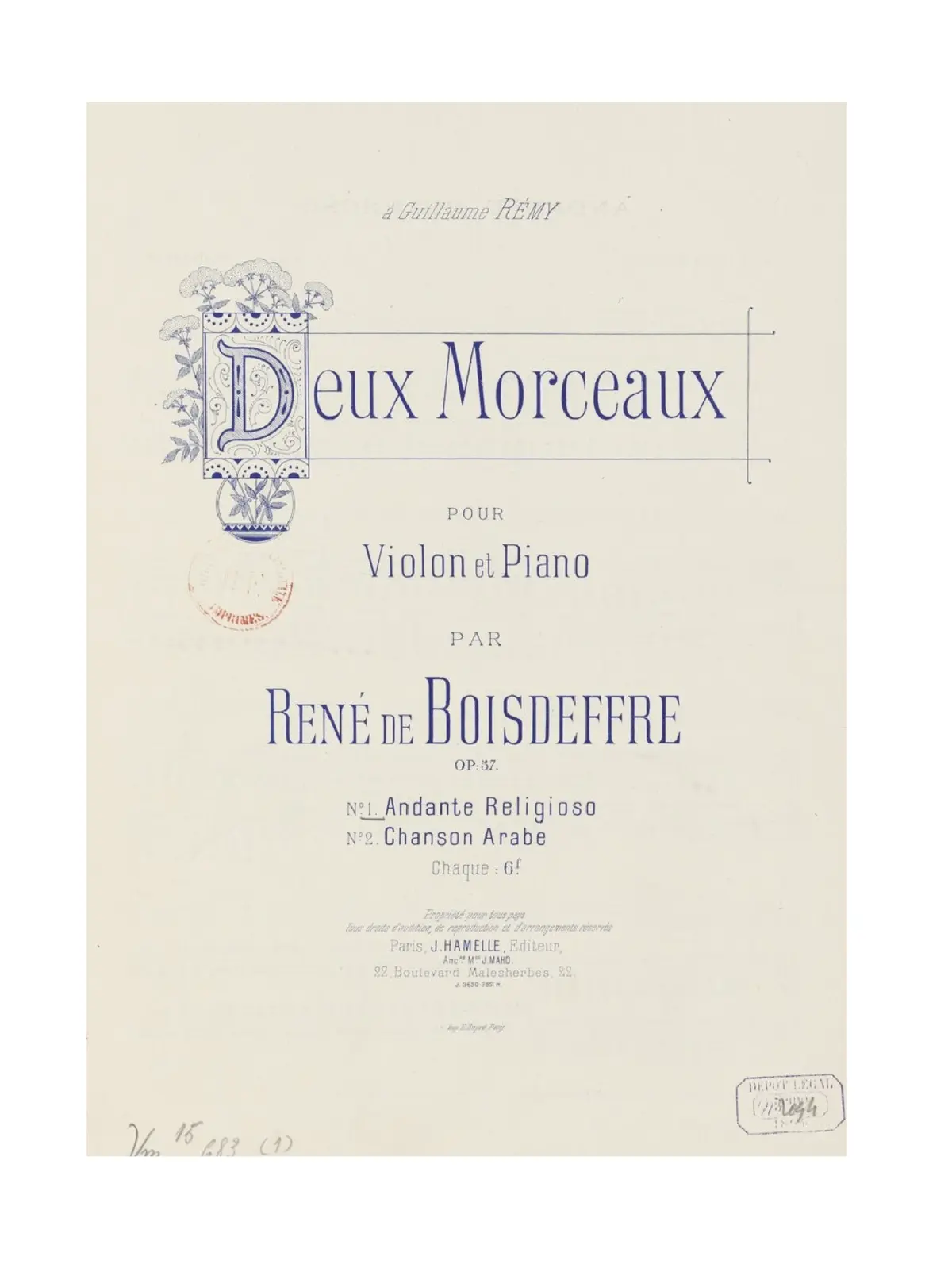 2 Morceaux - Page 1