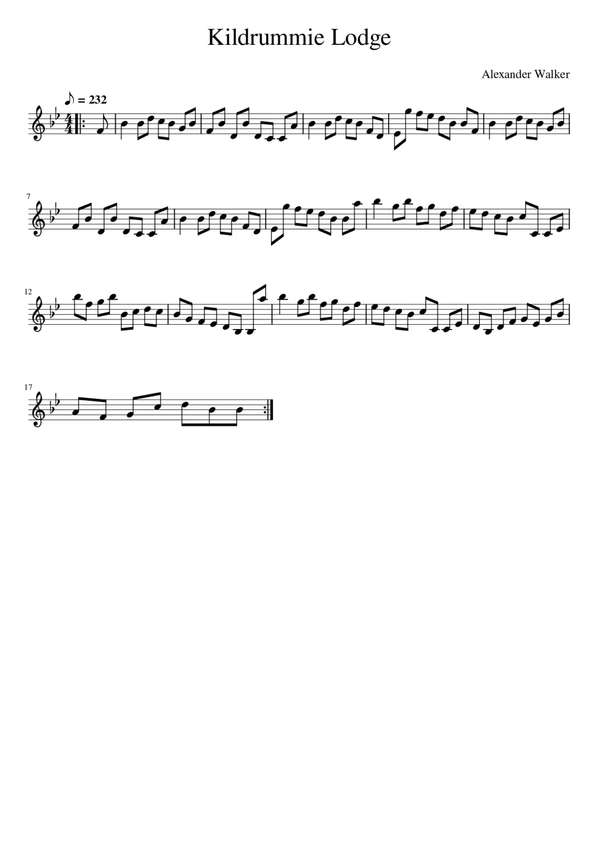 Kildrummie Lodge - Page 1