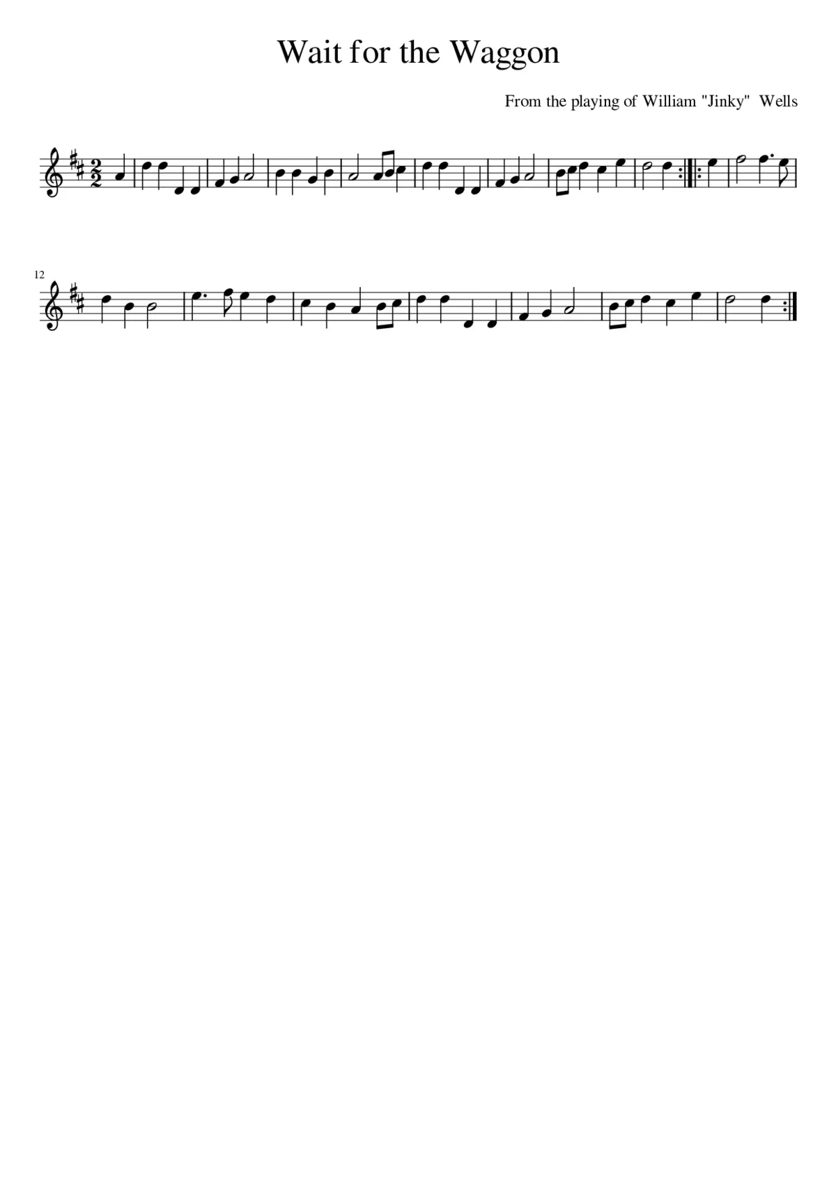 Wait for the Waggon - Page 1