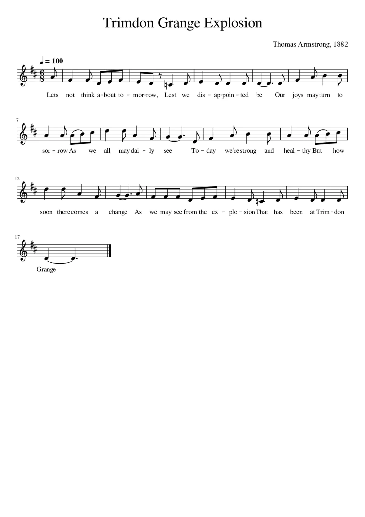 Trimdon Grange Explosion - Page 1