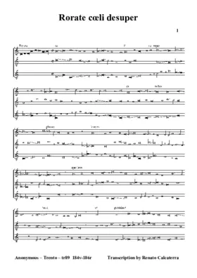 Rorate cœli desuper (tr89)