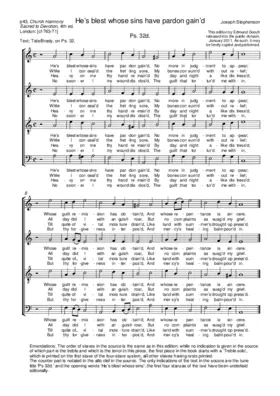 He's blest whose sins have pardon gained
