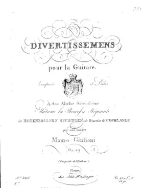 Divertimenti, Op.29