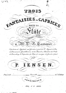 3 Fantaisies-Caprices for Flute