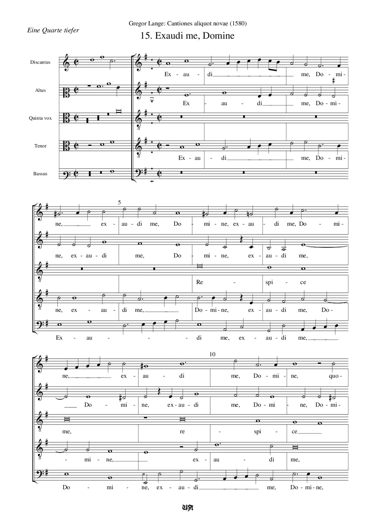 Exaudi me, Domine - Page 1