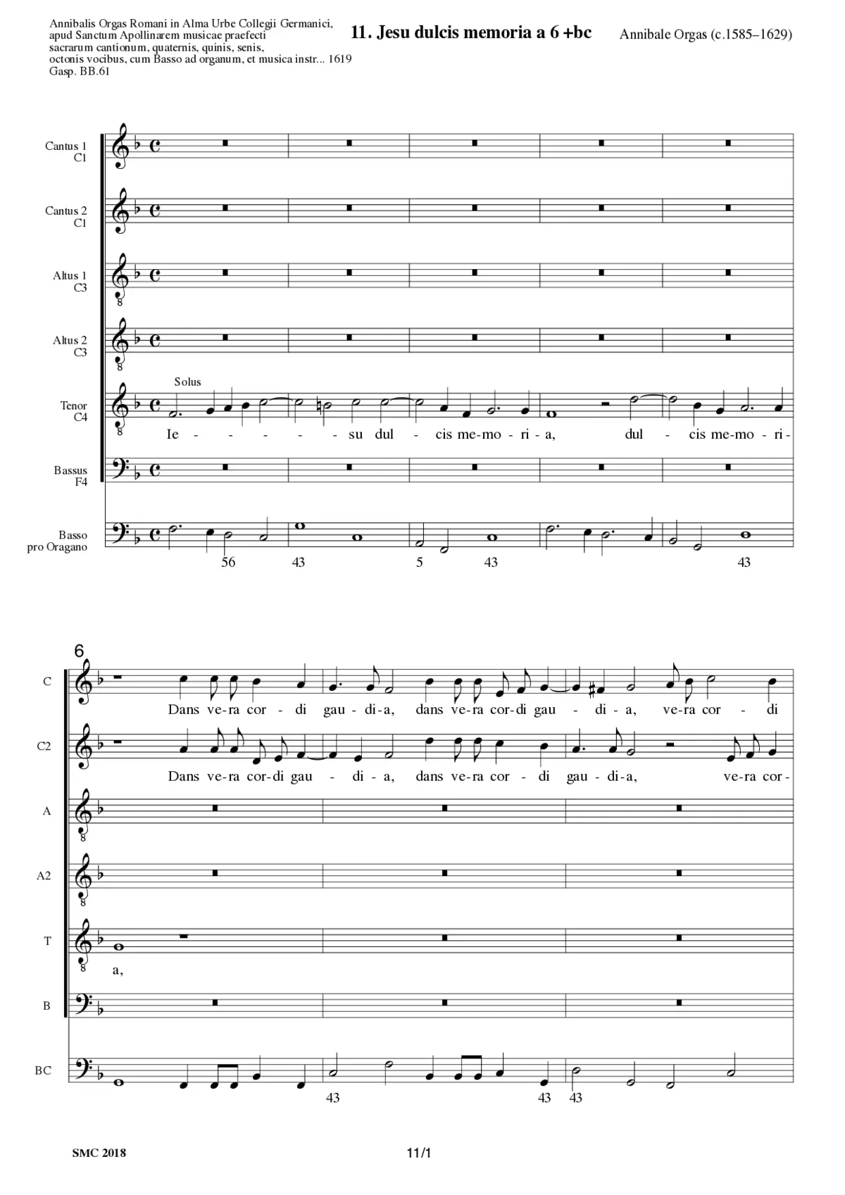 4 Motteten a 6 - Page 1