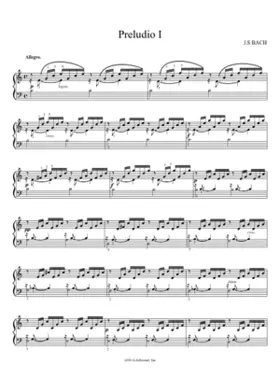 Preludio from Cello Suite No.1 in G-major BWV 1007