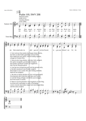Der Herr sprach zu mein'm Herren SWV 208