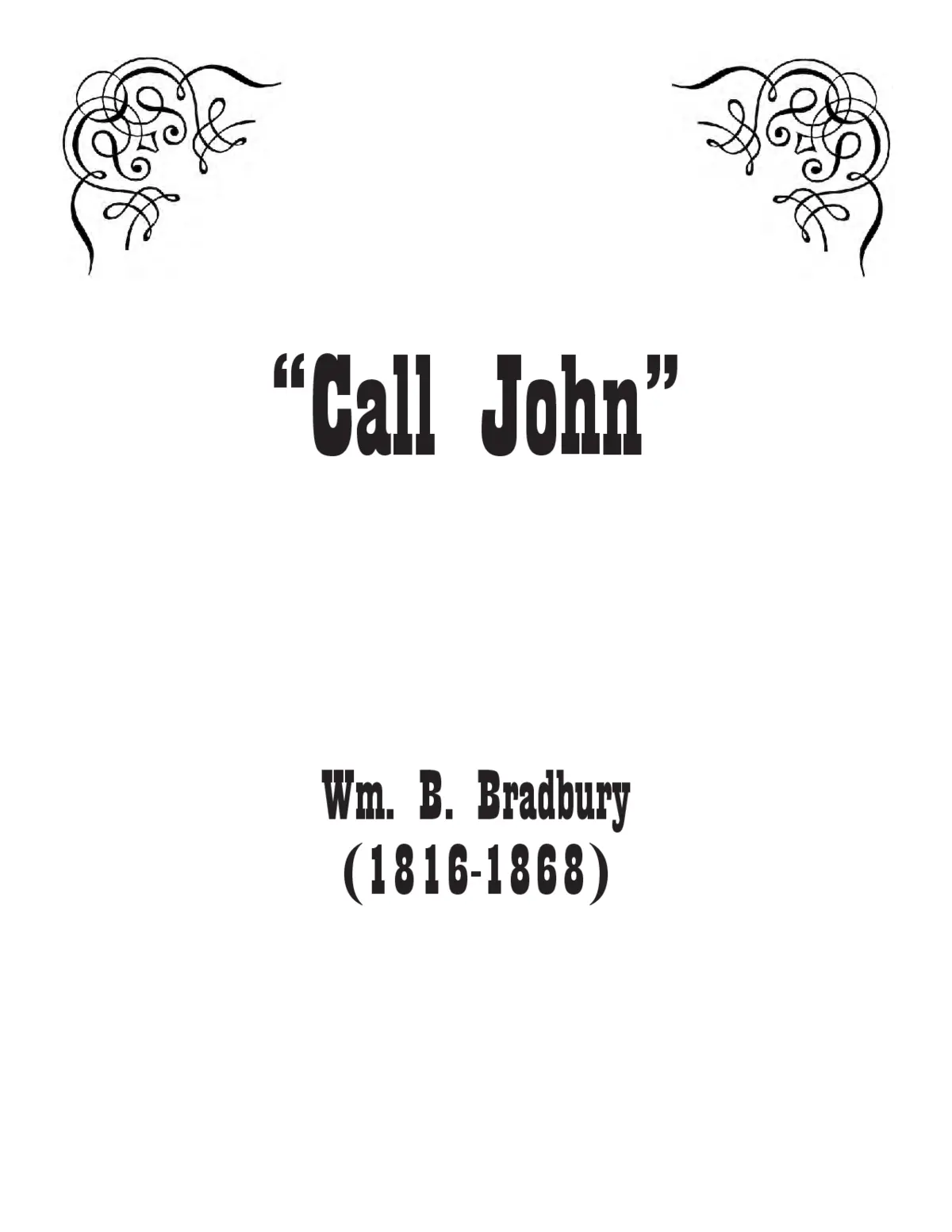 Call John - Page 1