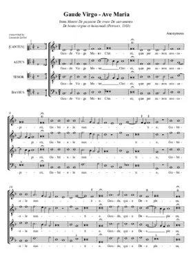 Gaude virgo - Ave Maria