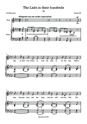 The Lads in their hundreds