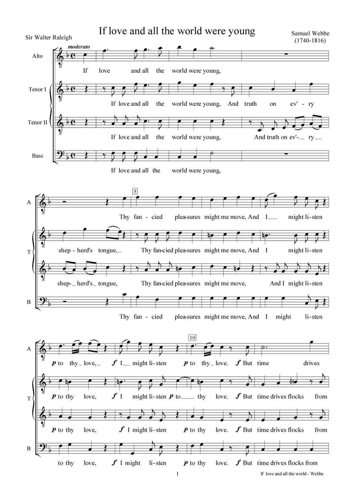 If love and all the world were young - Page 1