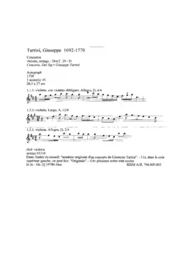Violin Concerto in D major