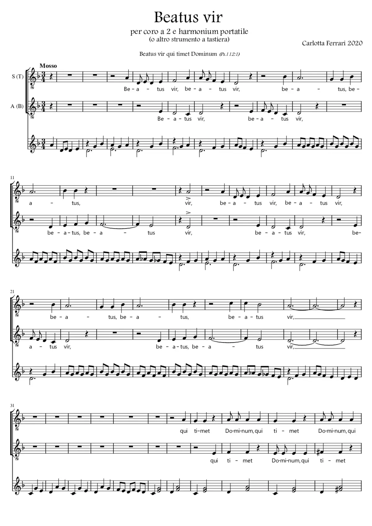 Beatus vir - Page 1