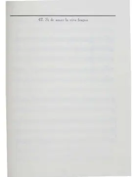 Si de amor la viva fragua