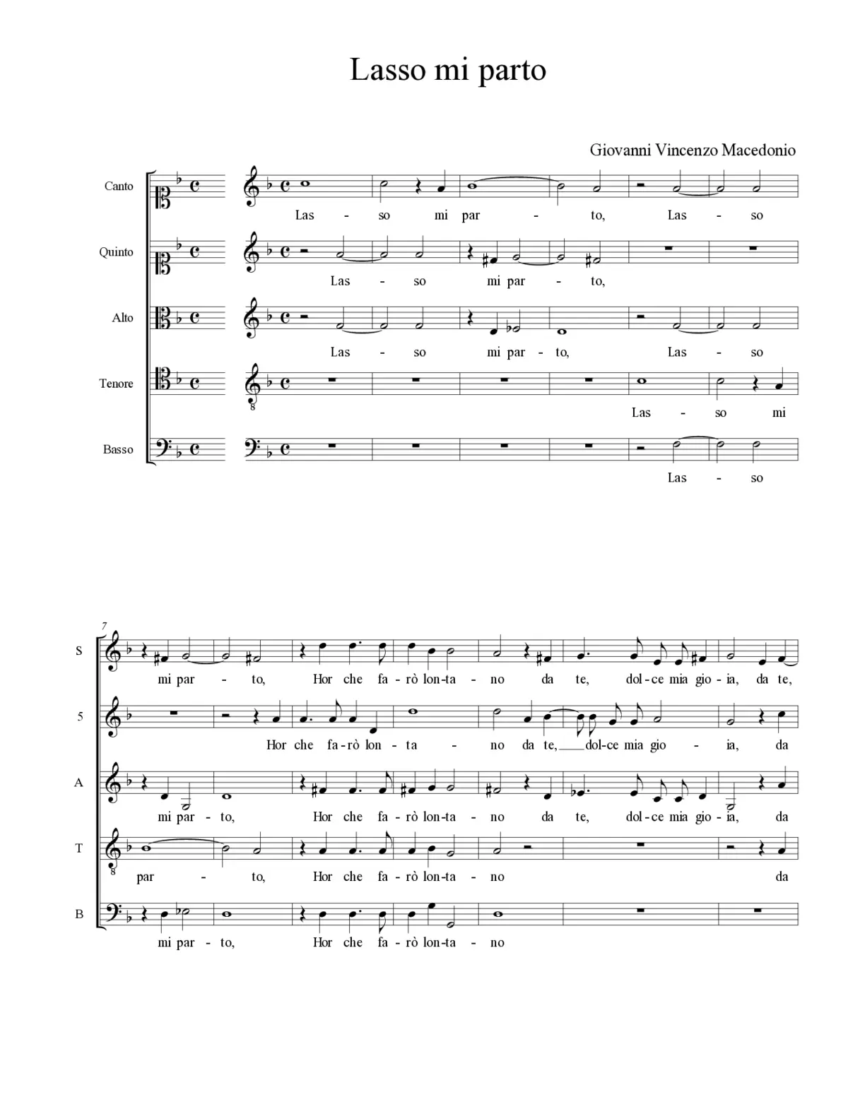 Lasso mi parto - Page 1