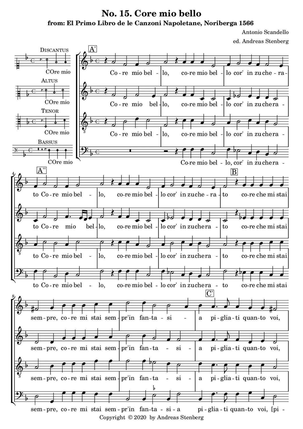 Core mio bello - Page 1