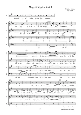 Magnificat primi toni II