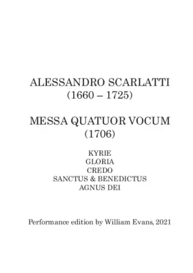 Missa quatuor vocum