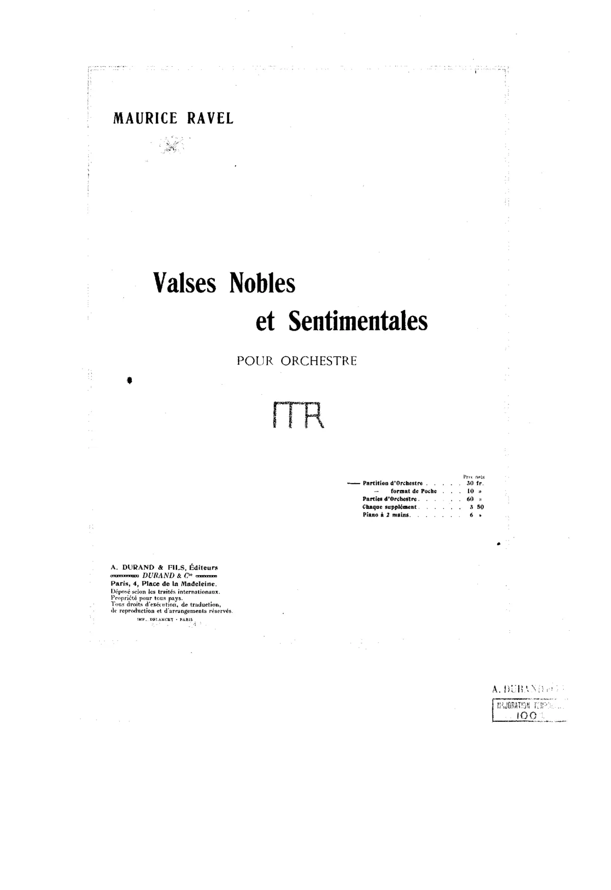 Valses nobles et sentimentales - Page 1