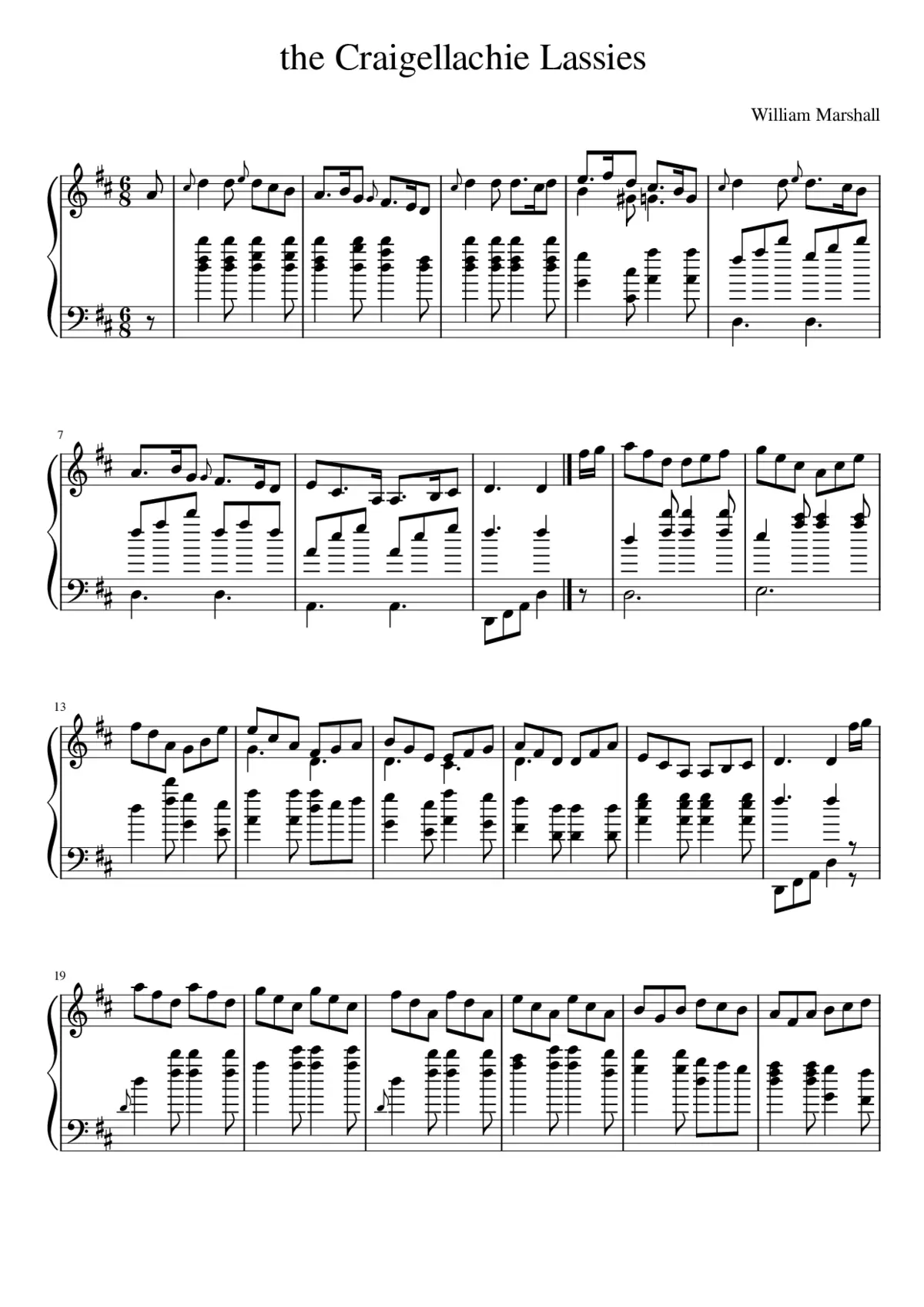 the Craigellachie Lassies - Page 1