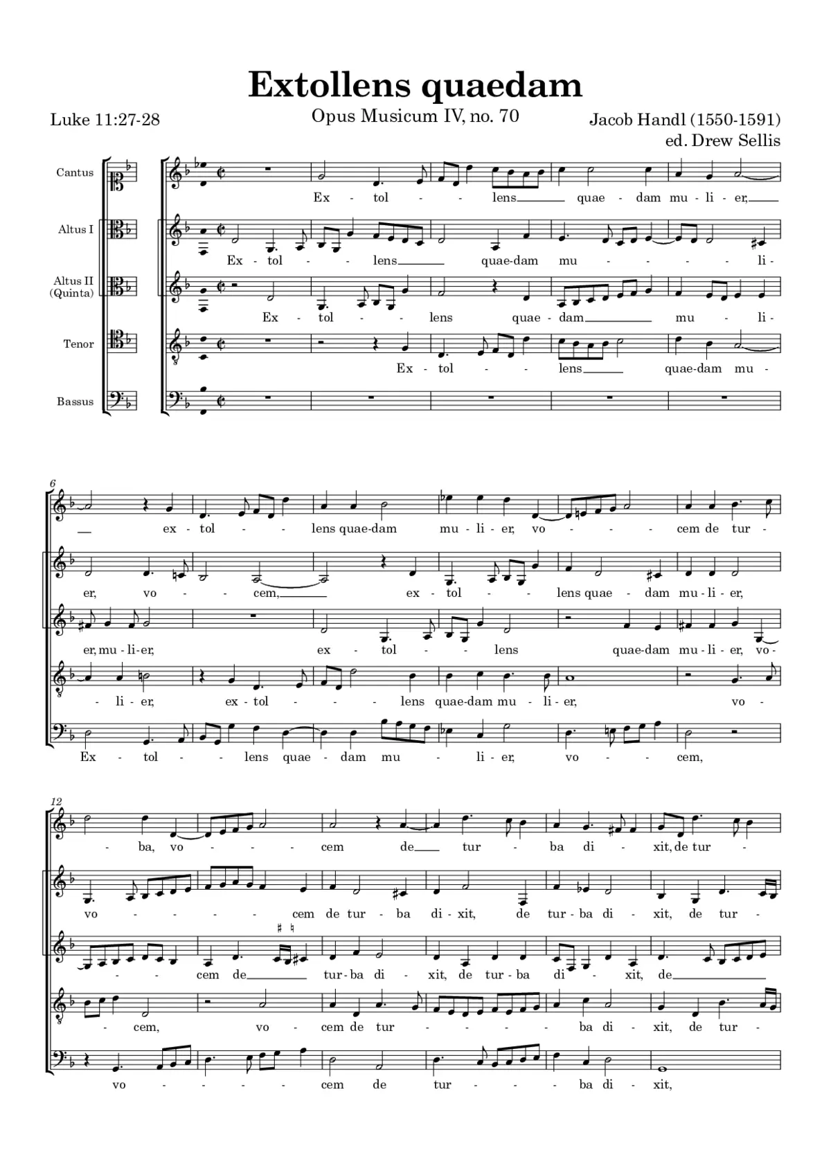 Extollens quaedam - Page 1