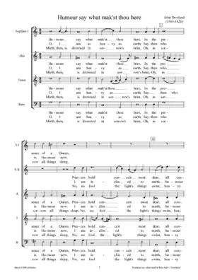 Humor say what makst thou heere