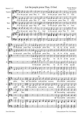 Let the people praise Thee, O God