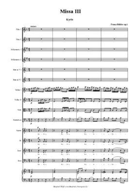 Missa op.1 nr.3