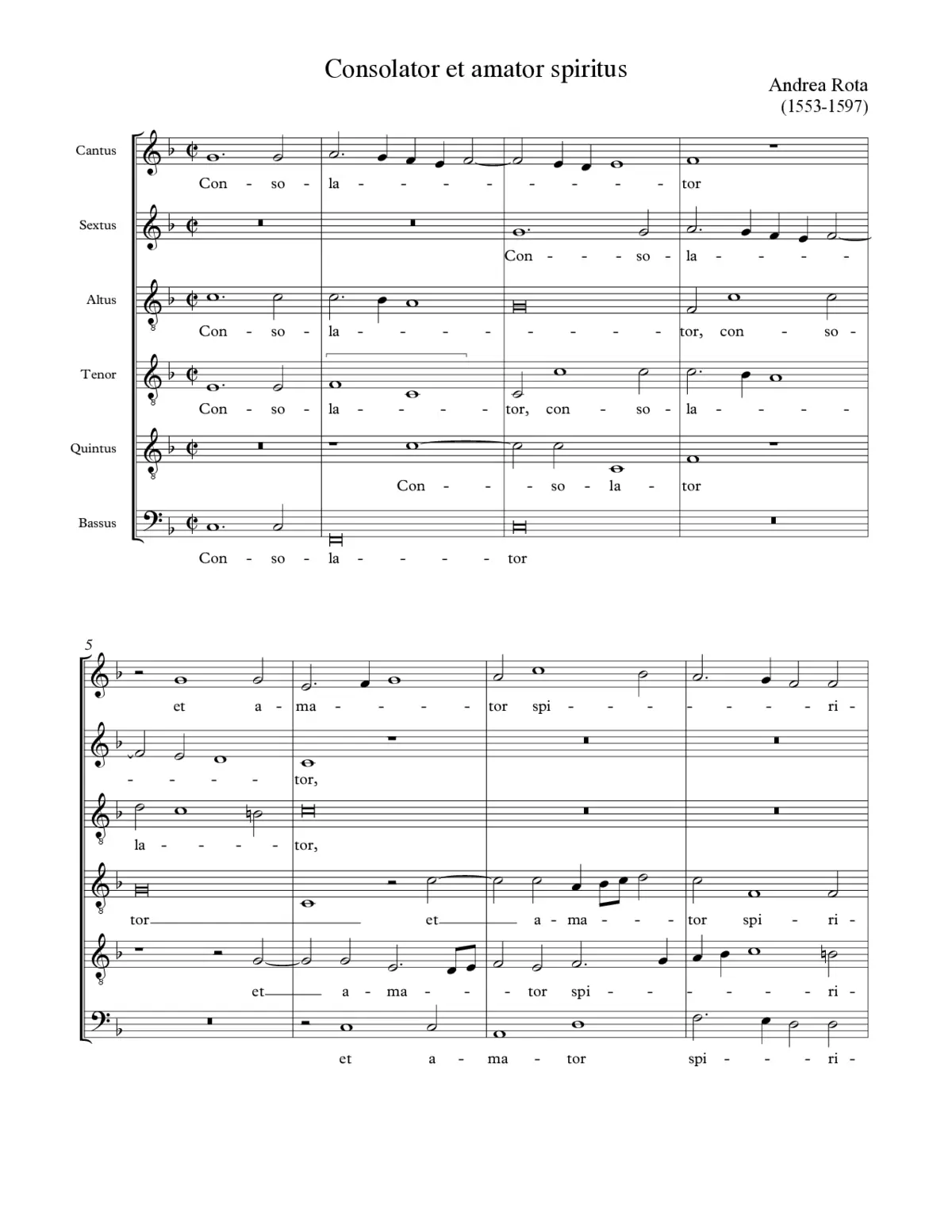 Consolator et amator spiritus a 6 - Page 1