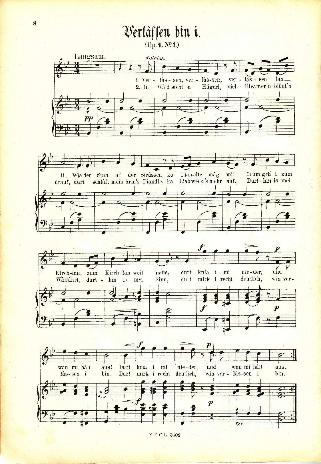 3 Lieder - Page 1